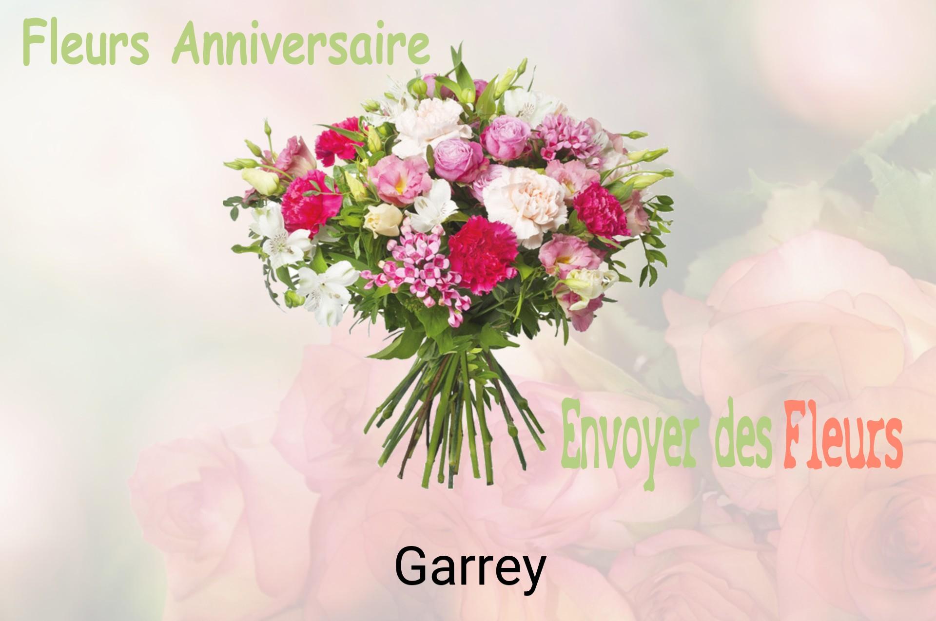 Bouquet de fleurs d’anniversaire livré à Garrey